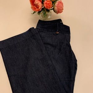 Wide leg denim editor pant from Express